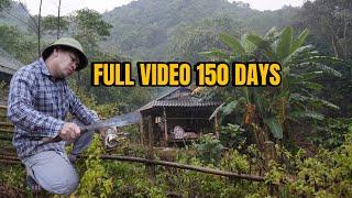 Full video - 150 days of building a new life, cleaning everything, gardening, taking care of animals