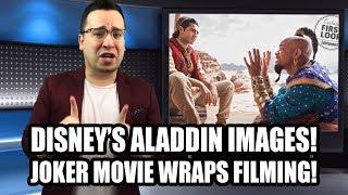 Aladdin Images, Joker Movie Wraps Filming | Flickering Myth Fridays