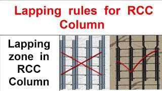 Rules for Lapping in RCC Columns