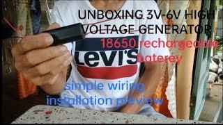 UNBOXING Power Boost Module & rechargeable baterry also wiring installation preview