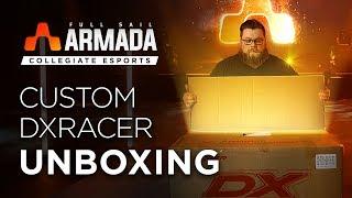 DXRacer Unboxing: Custom Armada Chairs | Full Sail University