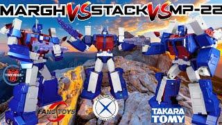 Comparison: FansToys FM-02 Margh VS X-Transbots MX-22 Commander Stack VS Takara MP-22 Ultra Magnus