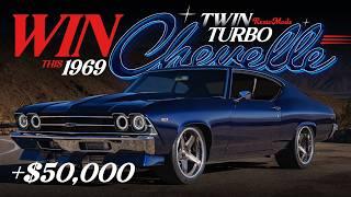 WIN RM29 - This TWIN TURBO 1969 Chevelle RestoMod + $50,000 CASH