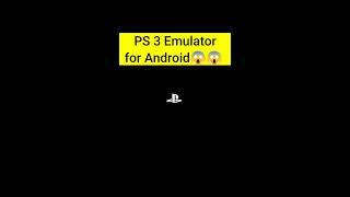 PS 3 EMULATOR FOR ANDROID/iOS|Free Emulator on Play Store  #shorts #youtubeshorts #ps3 #ps3emulator