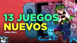 13 JUEGOS NUEVOS que llegan a NINTENDO SWITCH (Junio 2024)