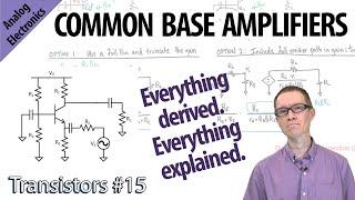 Common Base Amplifiers (15-Transistors)