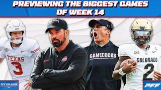 Previewing & Predicting the Biggest Week 14 Games in College Football | PFF College Football Show