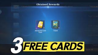 TUTORIAL!! HOW TO GET 3 ADVANCED CARDS (TIPS & TRICKS) | FREE ADVANCED CARDS - MLBB ( 100% WORKING)