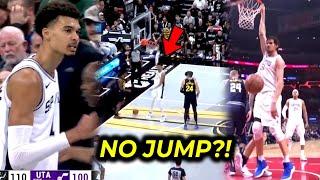 Wemby, no jump dunk?! Parang Boban Marjanovic si Wembanyama!