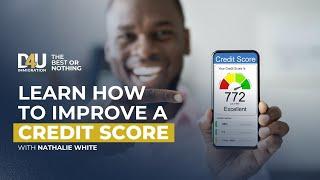 Learn how to improve a credit score