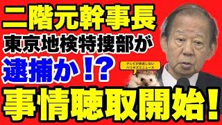 【二階元幹事長】東京地検特捜部がついに二階元幹事長を任意で事情聴取！！逮捕の可能性も！？特捜がんばれ！！【二階】【二階幹事長】【特捜部】【親中】