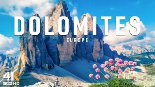 Dolomites 4K - Relaxing Music With Beautiful Natural Landscape - 4K Video UHD