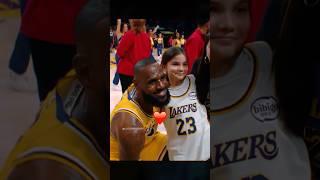 LeBron made her day ️ #shorts