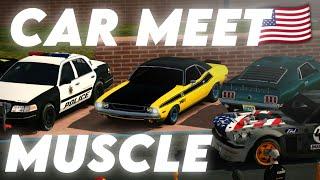 CAR MEET DE MUSCLE CARS  | CAR PARKING MULTIPLAYER