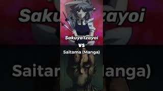 Sakuya Izayoi VS Saitama #shorts