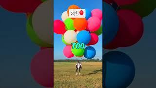 How many balloons it takes to fly? 