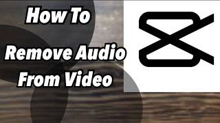 How To Remove Audio From Video| CapCut Tutorial