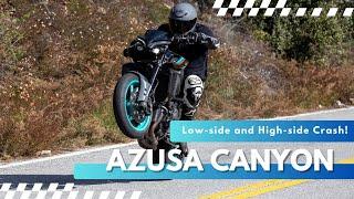 Low-side and High-side Crash - Good Vibes, High-Speed Corners, and Power Wheelies!