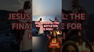 JESUS VS DEVIL: THE FINAL BATTLE FOR HIS SOUL! WHO WON?  #jesuschrist #shorts
