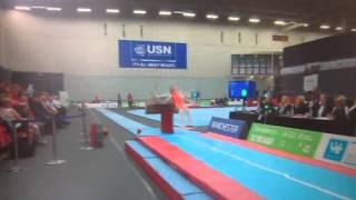 2015 School Games Zoe Simmons WAL Vault 1 Apparatus Finals