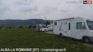 ALBA LA ROMAINE [07] - Aire Camping Cars en Ardèche