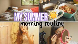 MY SUMMER MORNING ROUTINE! | ValentinaGonzzz