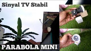 Perbaikan Parabola Mini Kvision Sinyal Tv Jenih dan Stabil Pengantian LNB KU BAND Cirebon Jawa Barat