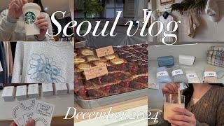 [Korea vlog] 6 days solo trip to Seoul️| Cafes recommended by Koreans, shopping🪽|