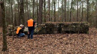 MYSTERIOUS ROCK WALL GRAVE FOUND IN THE WOODS OF GEORGIA! Boynton Cemetery