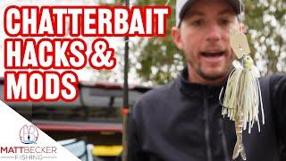 CHATTERBAIT HACKS to catch more BASS!