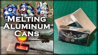 How To Melt Aluminum Cans At Home - Simple DIY Recycling Process