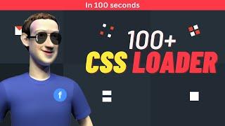 100 Stunning CSS Loaders in Just 100 Seconds: Quick & Inspiring Showcase