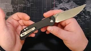 Sanrenmu 9165 Modern Slip Joint EDC Knife Action Demo (Review in comments)