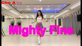 Mighty Fine  linedanceㅣDemo l 초급 라인댄스 ㅣRia Vosㅣ인천라인댄스ㅣ초아라인댄스