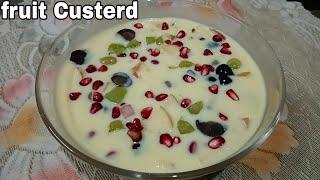 fruit Custerd recipe banaye gharpe  - kitchen addicted