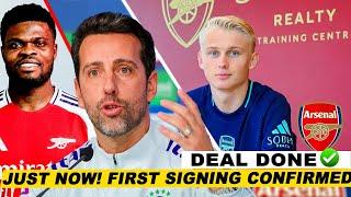 JUST NOWFirst signing confirmed Arsenal announcedPartey Saudi talks  | Gyökores vs Osimhen update