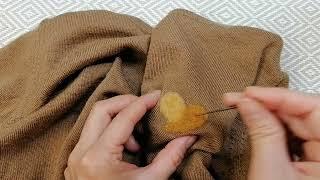 DIY: Needle Felting How To Repair Holes in Sweaters