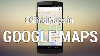 Saving a map offline in Google Maps