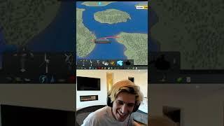 xQc being pepega MiliWaters #shorts