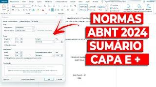 Normas ABNT: Formatação de Capa, Sumário, Conteúdo no Word - 2024