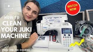 How To Clean Your Juki Sewing Machine (Computerized)