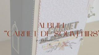 Album "Carnet de souvenirs" kit avec tutoriel pour la fée du scrap