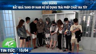 Kiên Giang - Bắt quả tang 09 nam nữ sử dụng trái phép chất ma túy I THKG