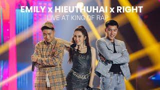 EMILY x HIEUTHUHAI x RIGHT - Mượn Rượu Tỏ Tình (Live at King of Rap 2020)