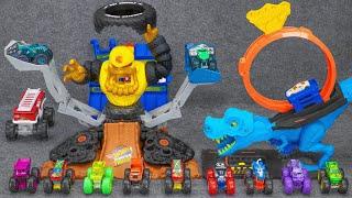 Hot Wheels Collection Unboxing Review ASMR | Hot Wheels City T-Rex Chomp Down