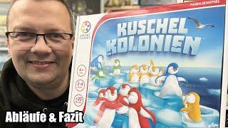 Kuschel Kolonien (Smart Games) - Kinderspiel bzw. Familienspiel mit süßen Pinguinen ab 6 Jahren