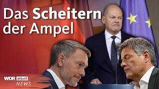 Ampel-Aus: Christian Lindner und Friedrich Merz fordern sofortige Neuwahlen | WDR aktuell