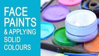 Free Face Painting Classes Online Introduction to face paints and applying solid colours Lesson 1