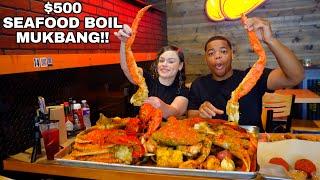 HUGE $500 SEAFOOD BOIL MUKBANG