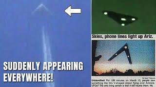 Black Triangle UFOs:  Secret Anti-Gravity SPY Plane Or ALIEN Spacecraft | UFO Caught On Camera